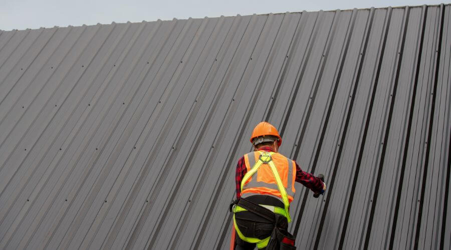 Professional metal roof installation services in New Glarus, WI
